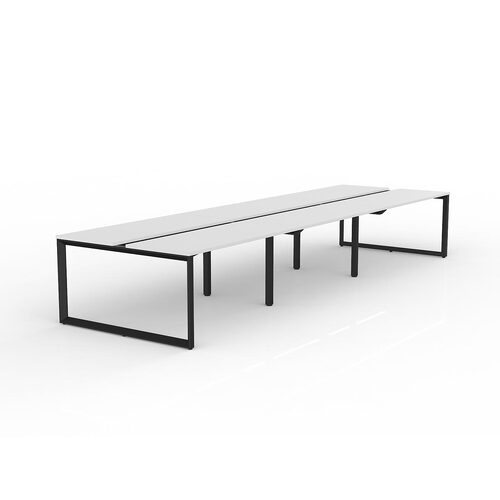 Anvil Loop B2B Desks 6 X 1500 X 600 White On Black