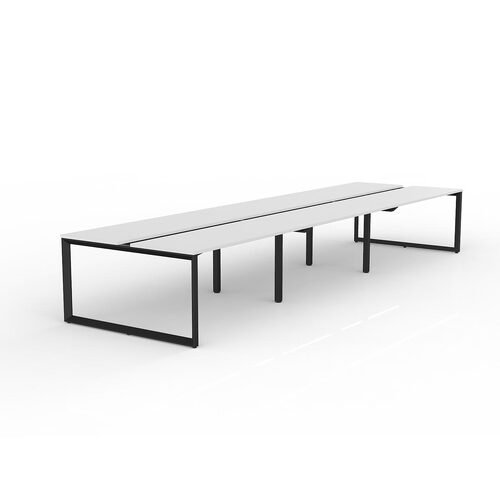 Anvil Loop B2B Desks 6 X 1600 X 600 White On Black