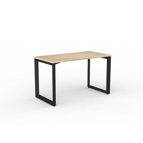 Anvil Loop Desk 1200 X 600 New Oak On Black
