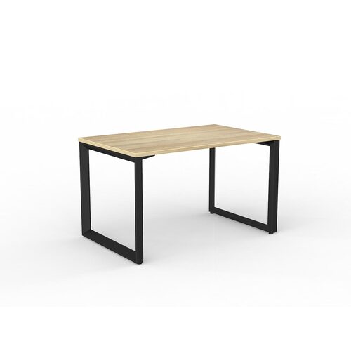 Anvil Loop Desk 1200 X 750 New Oak On Black