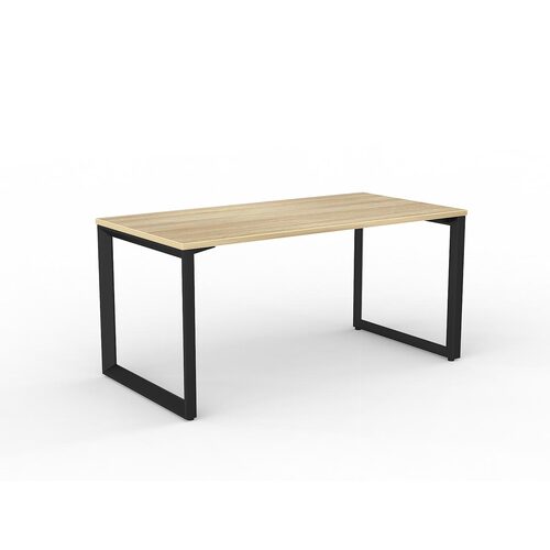 Anvil Loop Desk 1500 X 750 New Oak On Black