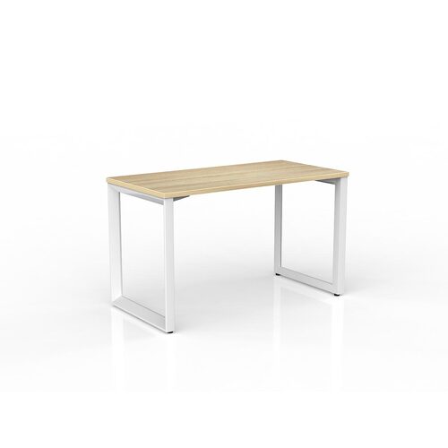 Anvil Loop Desk 1200 X 600 New Oak On White