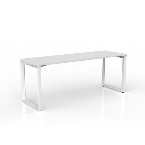 Anvil Loop Desk 1800 X 600 White On White