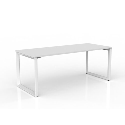Anvil Loop Desk 1800 X 750 White On White