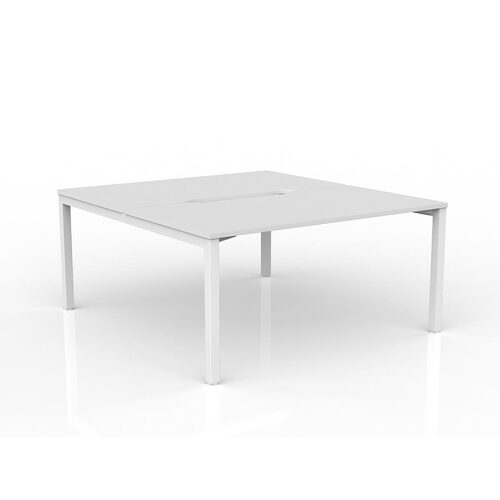 Axis B2B Desks 2 X 1500 X 800 White On White