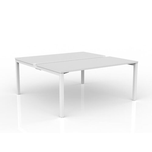 Axis B2B Desks 2 X 1600 X 750 White On White