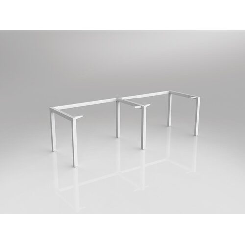 Axis Desk Frame To Suit 2 X 1200 X 750 White