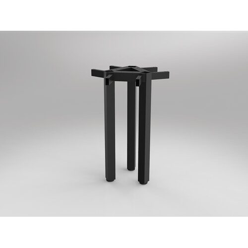 Axis Workstation 120° 3-Way Combo Leg - Packed In Singles Black