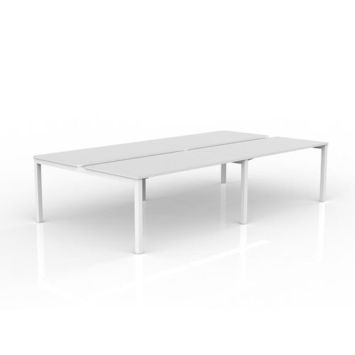 Axis B2B Desks 4 X 1500 X 750 White On White