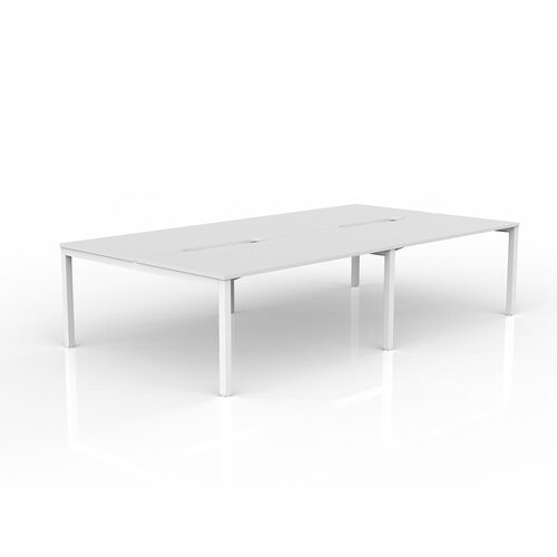 Axis B2B Desks 4 X 1500 X 800 White On White