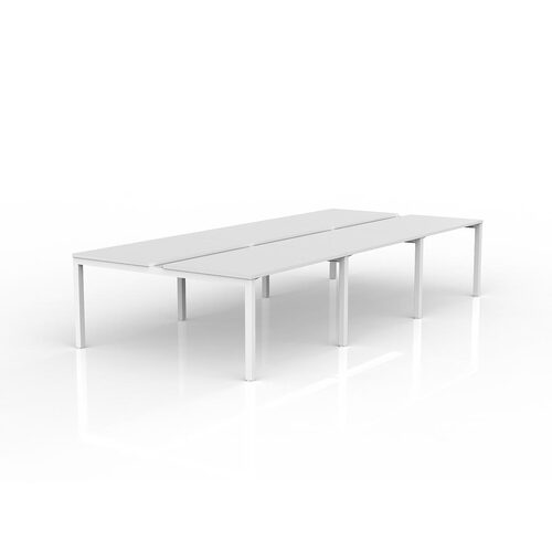 Axis B2B Desks 6 X 1200 X 750 White On White