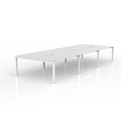 Axis B2B Desks 6 X 1500 X 800 White On White