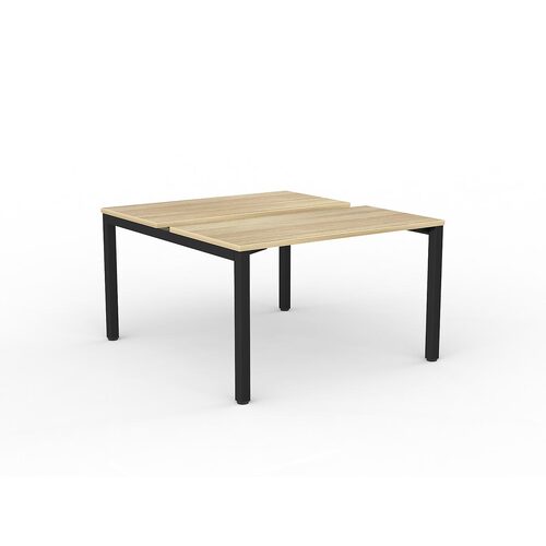 Axis B2B Desks 2 X 1200 X 600 New Oak On Black