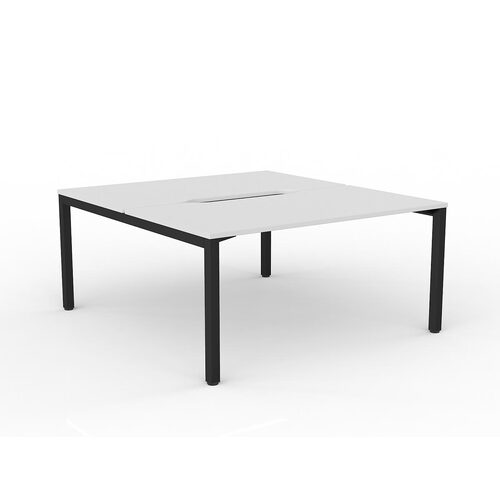 Axis B2B Desks 2 X 1500 X 800 White On Black