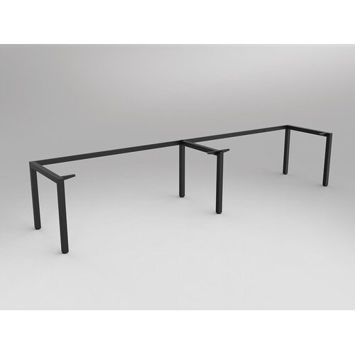 Axis Shared 2 Person Single Sided Frame To Suit 1800 X 750 Tops In White