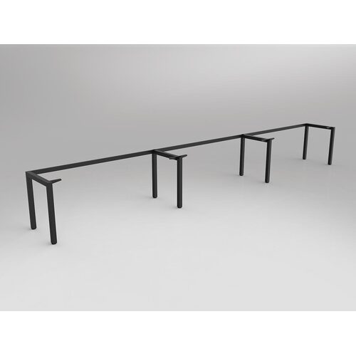 Axis Shared 3 Person Single Sided Frame To Suit 1800 X 600 Tops In White