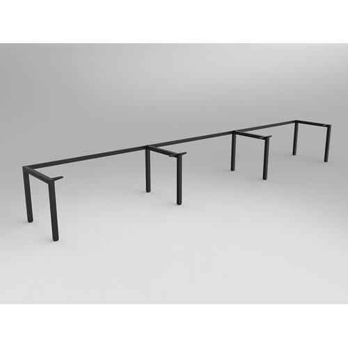 Axis Shared 3 Person Single Sided Frame To Suit 1800 X 750 Tops In White