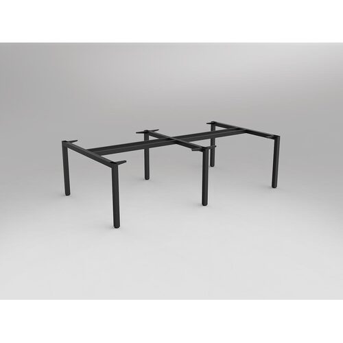 Axis Shared 4 Person Double Sided Frame To Suit 1200 X 600 Tops In White