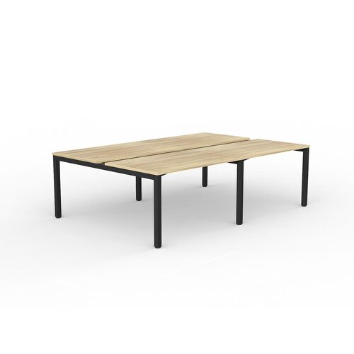 Axis B2B Desks 4 X 1200 X 750 New Oak On Black
