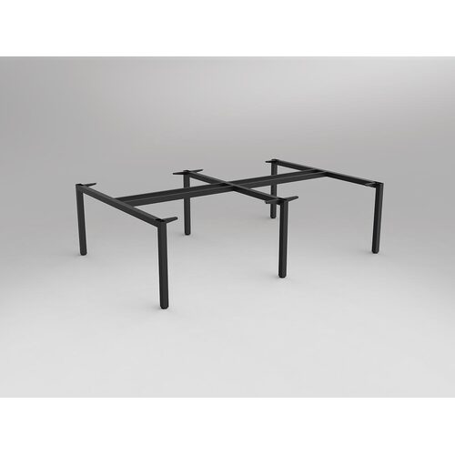 Axis Shared 4 Person Double Sided Frame To Suit 1200 X 750 Tops In White