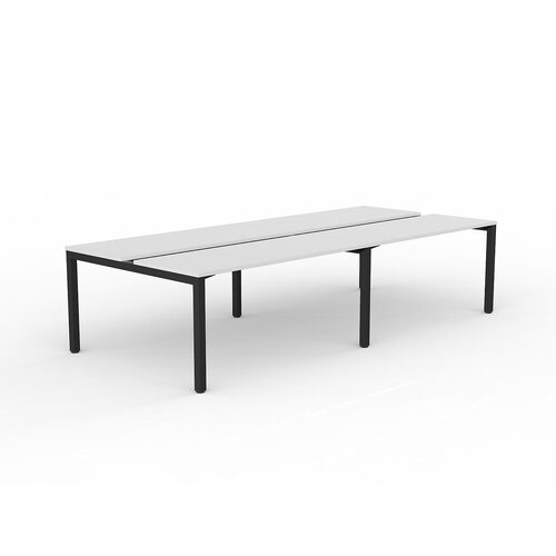 Axis B2B Desks 4 X 1500 X 600 White On Black