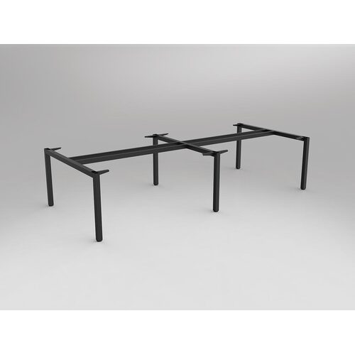 Axis Shared 4 Person Double Sided Frame To Suit 1500 X 600 Tops In White