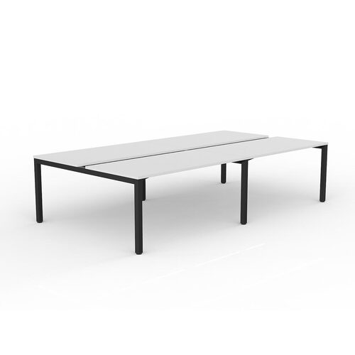 Axis B2B Desks 4 X 1500 X 750 White On Black
