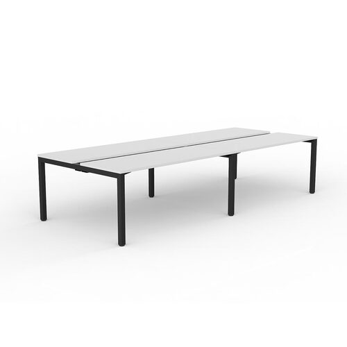 Axis B2B Desks 4 X 1600 X 600 White On Black