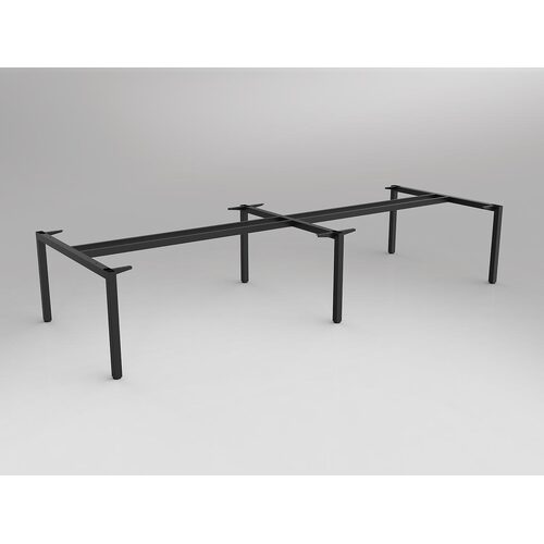 Axis Shared 4 Person Double Sided Frame To Suit 1800 X 600 Tops In White