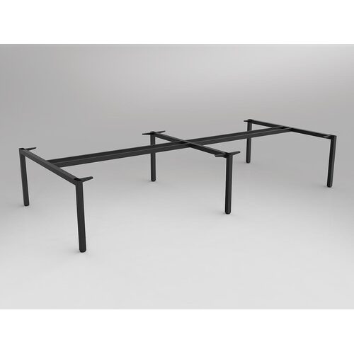 Axis Shared 4 Person Double Sided Frame To Suit 1800 X 750 Tops In White