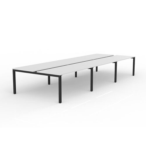 Axis B2B Desks 6 X 1500 X 750 White On Black
