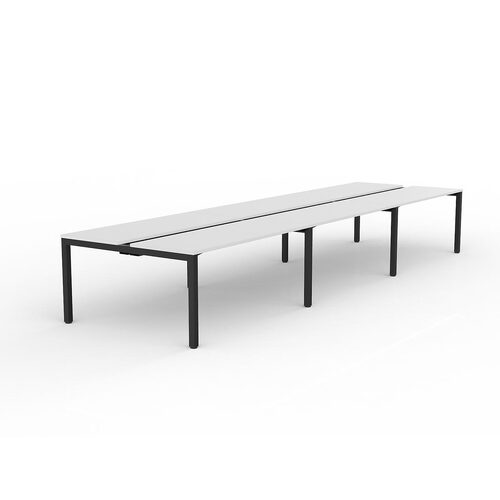 Axis B2B Desks 6 X 1600 X 600 White On Black