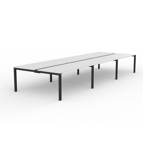 Axis B2B Desks 6 X 1600 X 750 White On Black