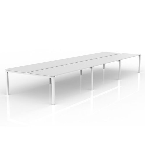 Axis B2B Desks 6 X 1800 X 750 New Oak On Black