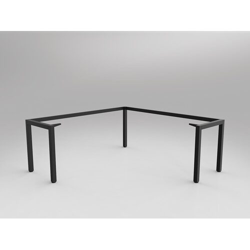 Axis Corner Workstation Frame To Suit 1800/600 X 1800/600 Black
