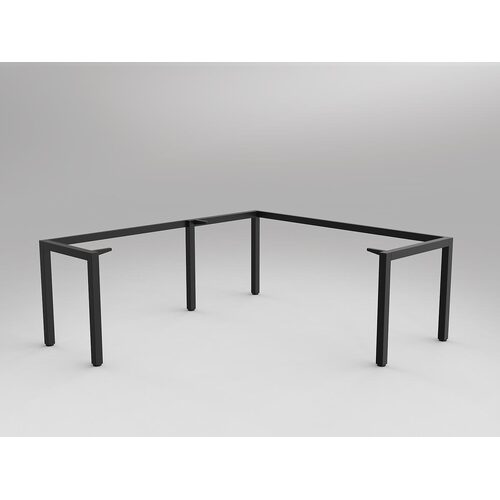 Axis Corner Workstation Frame For Desk 1800/600 And LH Return 1200/600 In White