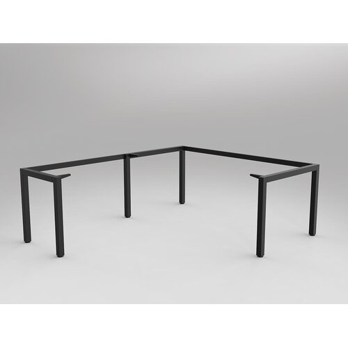 Axis Corner Workstation Frame For Desk 1800/600 And LH Return 1200/600 In White