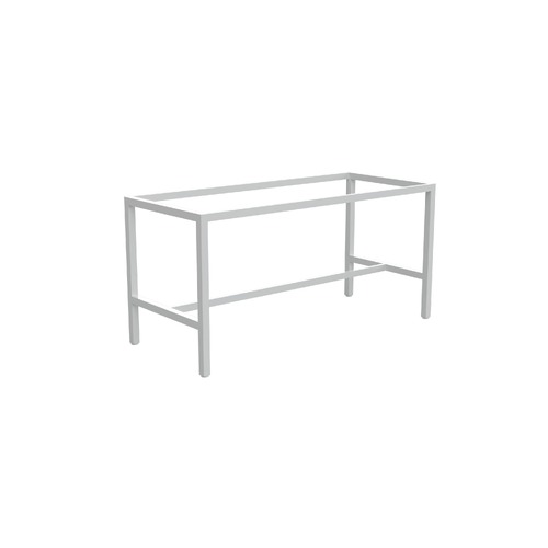 Axis Square Leg Bar Leaner Frame 2100 X 900 X 1050H White