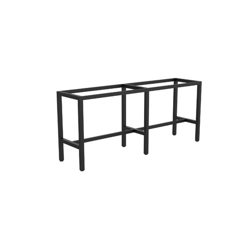 Axis Square Leg Bar Leaner Frame 2400 X 600 X 1050H Black