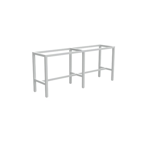 Axis Square Leg Bar Leaner Frame 2400 X 600 X 1050H White