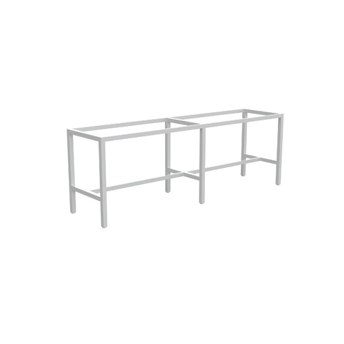 Axis Square Leg Bar Leaner Frame 3000 X 600 X 1050H White