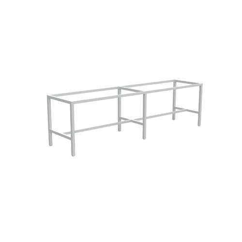 Axis Square Leg Bar Leaner Frame 3600 X 600 X 1050H White