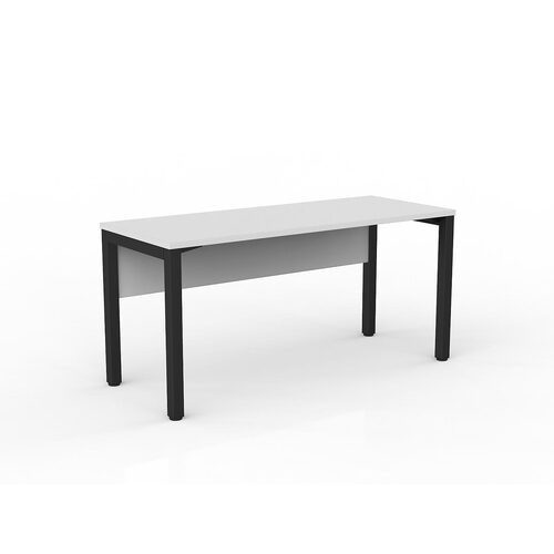 Axis Desk 1500 X 600 With Modesty White On Black