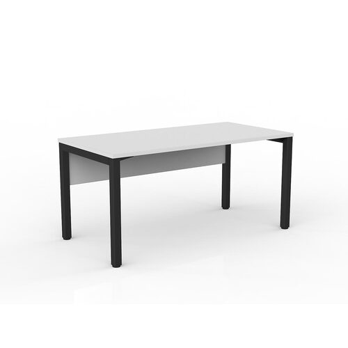 Axis Desk 1500 X 750 With Modesty White On Black