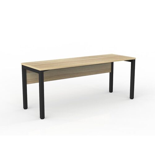 Axis Desk 1800 X 600 With Modesty New Oak On Black