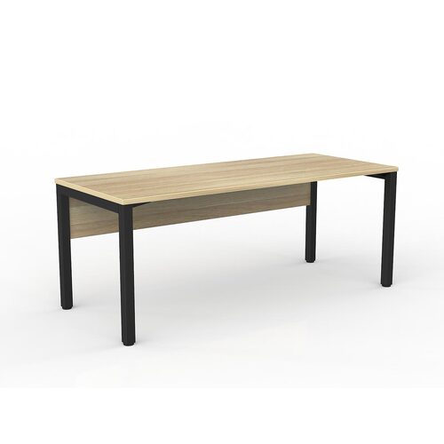 Axis Desk 1800 X 750 With Modesty New Oak On Black