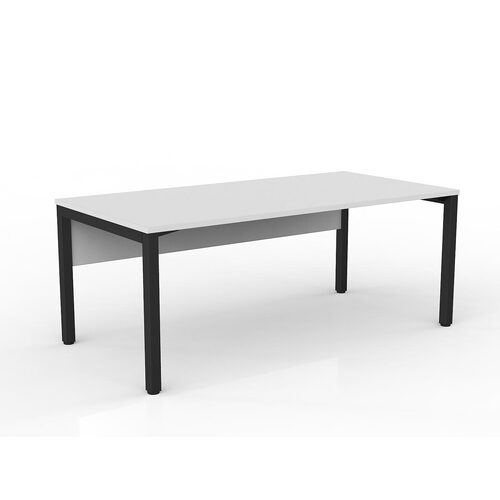 Axis Desk 1800 X 900 With Modesty White On Black