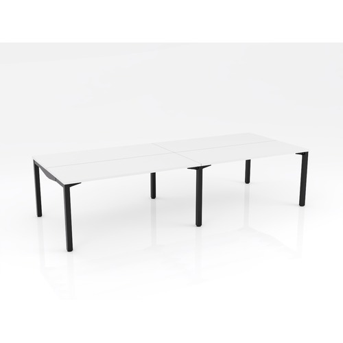 Axis Stretch 4 Person B2B 1600 X 600 White On Black