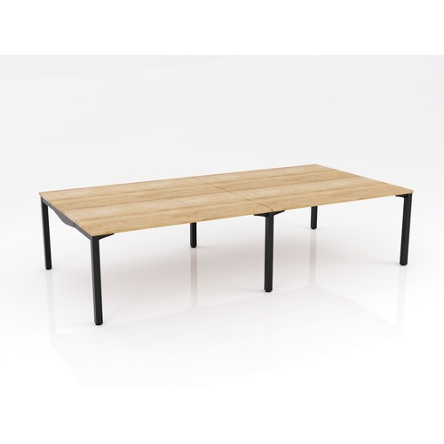 Axis Stretch 4 Person B2B 1600 X 750 Natural Oak On Black