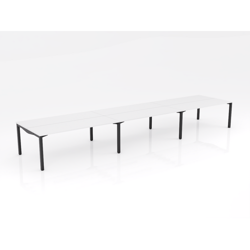 Axis Stretch 6 Person B2B 1200 X 600 White On Black